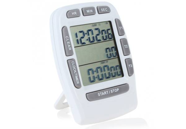 LCD Triple Kitchen Timer