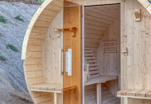Two-Night Stay for Two People in a Self-Contained Luxury Chalet on Waiheke Island incl. Parking, WIFI, Use of Sauna, Luxury Cabana, $50 off Rental Car Hire & Savings on Return Ferry Passes - Option for Three & Four Night Stays - Valid May 1st 2025