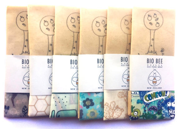 Two-Pack Bio Bee Beeswax Food Wraps