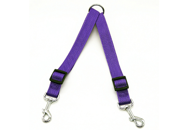 Dual Lead Walk Dog Leash - Available in Three Colours & Three Sizes