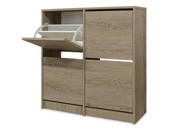 Sleek Stylish Contemporary Shoe Cabinet