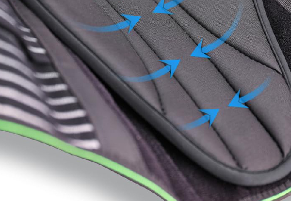 Breathable Back Support Belt with Removable Lumbar Pad - Available in Five Sizes