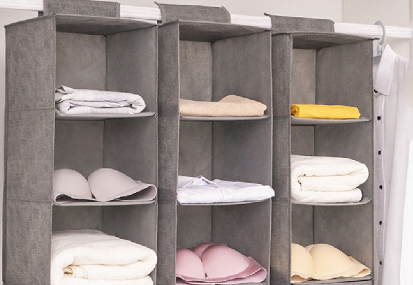 Three-Layer Portable Wardrobe Hanging Storage - Available in Four & Five-Layer