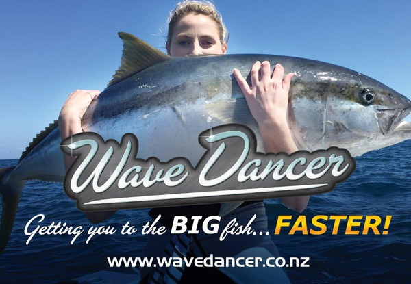$299 for a Single Seat Day Charter on Wave Dancer Incl. Rod Hire, & $150 Worth of Catch Lures to Take Home (value up to $400)