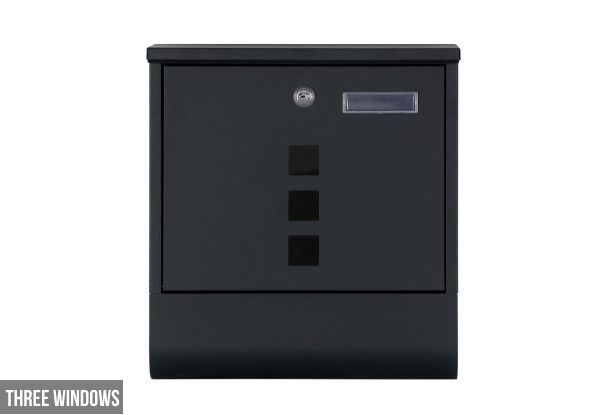 Wall-Mounted Vertical Locking Mail Box Range - Four Styles Available