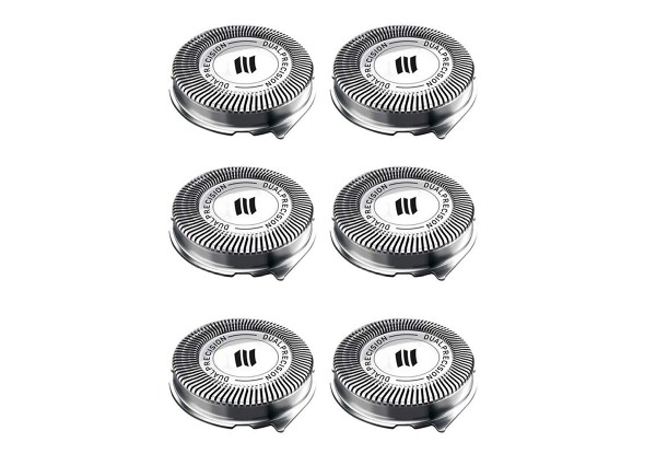Three-Pack HQ8 Replacement Shaver Heads Compatible with Philips Norelco Razor - Option for Six-Pack