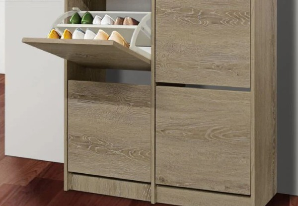 Sleek Stylish Contemporary Shoe Cabinet