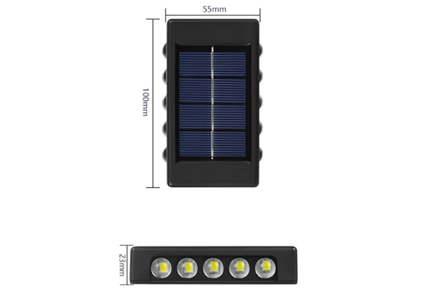 Four-LED Water-Resistant Up & Down Luminous Light - Available in Two Colours & Options for Six-LED & Ten-LED