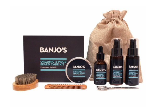 Six-Piece Beard Care Kit - Option for Seven or Eight-Piece Kit