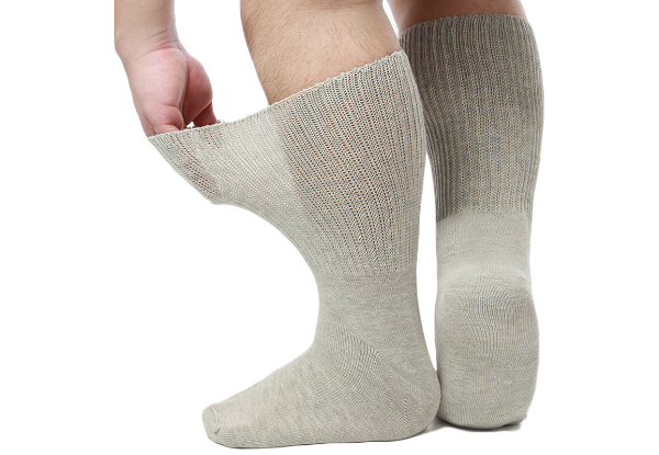 Four Pairs Unisex Extra Wide Soft Top Socks
