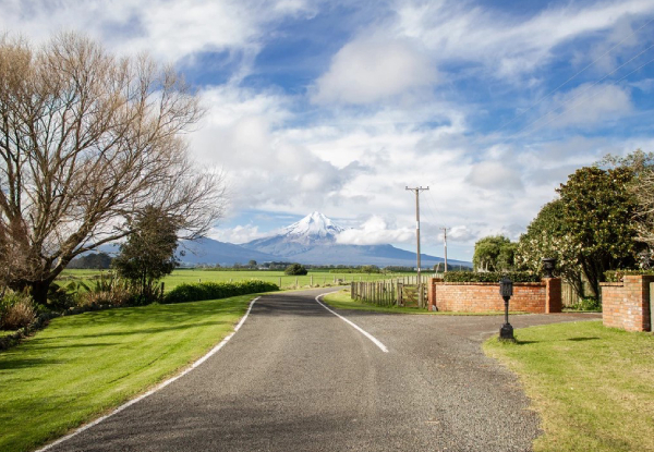 Taranaki Country Getaway Ensuite Room Stay for Two incl. Late Check Out - Option for Two Nights & to add a Twin Room