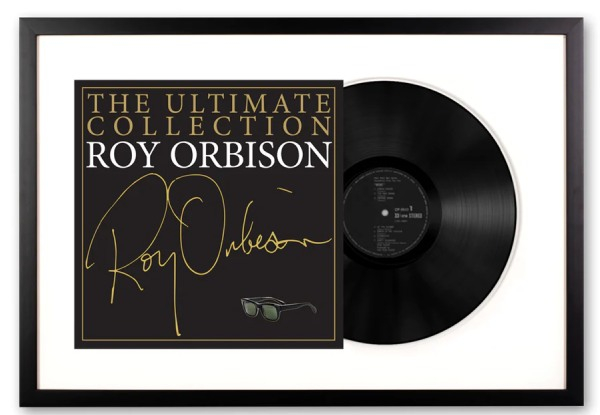 Framed Roy Orbison - The Ultimate Collection - Vinyl Album Art