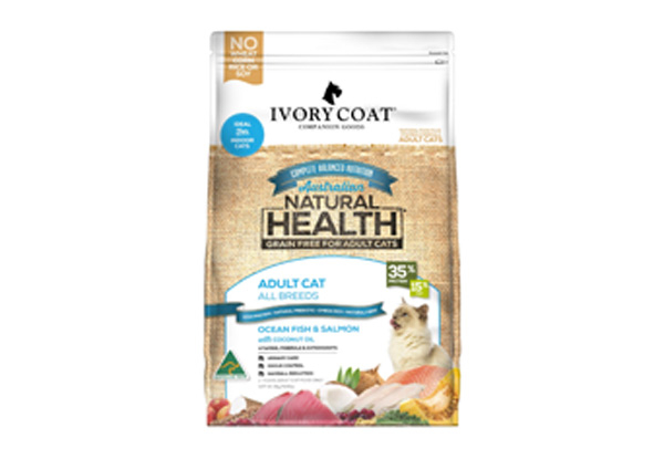 Four 3kg Bags of Ivory Coat Premium Grainfree Dry Cat or Kitten Food