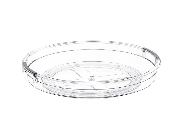 Turntable Lazy Susan Rotating Spice Tray Organiser - Available in Three Sizes & Option for Two & Three-Pack