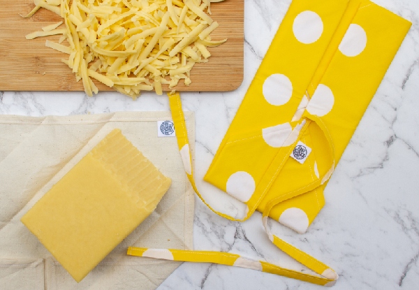 Eco-Friendly Reusable Cheese Food Wrap Medium Set - Option for Large Set