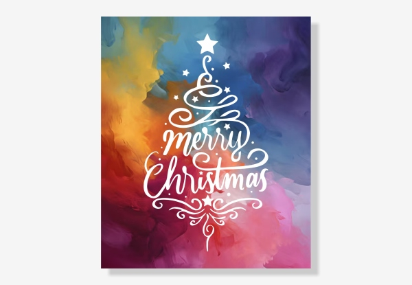 Merry Christmas Tree - ArtBox - Three Sizes Available