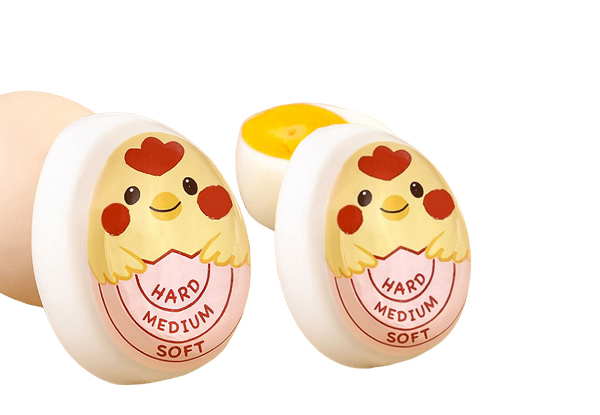 Two-Piece Boiled Egg Timer Set - Option for Two Sets