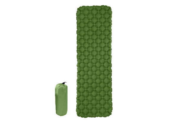 Inflatable Moisture-Proof Camping Sleeping Mat - Available in Three Colours & Option for Two-Pack