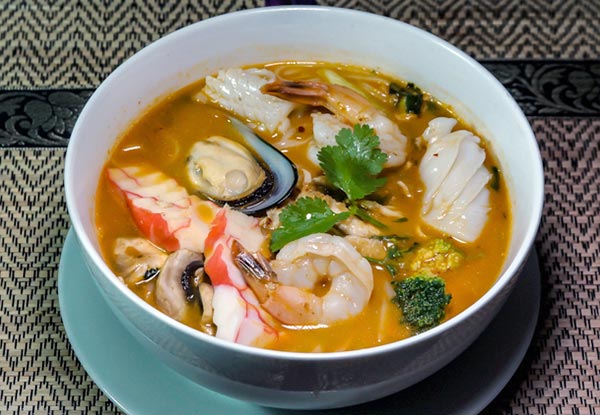 $40 Malis Khmer Thai Dinner Voucher for up to Three People, Available for Dine-In or Takeaway - Options for a $100 Voucher for Four or More People