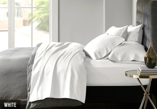 600TC Park Avenue Egyptian Cotton Sateen Sheet Set - Available in Four Colours & Two Sizes