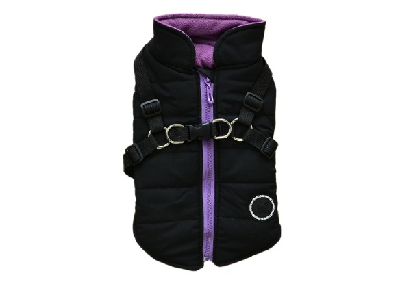 Winter Padded Coat for Dogs - Available in Six Colours & Six Sizes