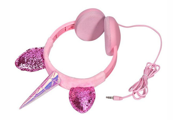 Unicorn Stereo Headphones - Option for Two with Free Delivery