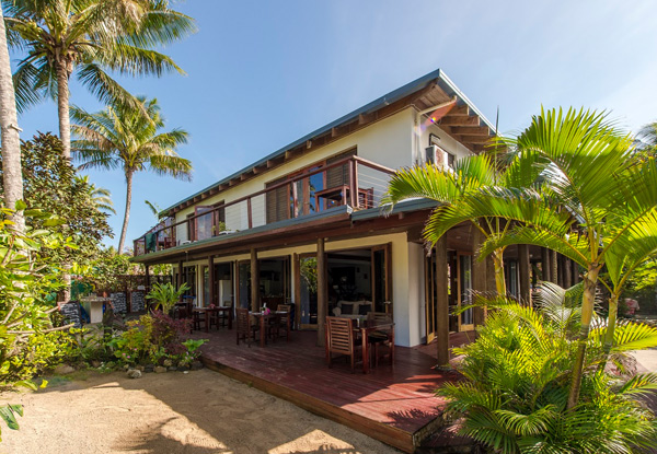 Five-Night Fijian Escape for Two in a Premium Beachside Villa incl. Continental Breakfast, Late Checkout  Wifi, Two One-Hour Massage & More - Options for Seven-Night Stay Available