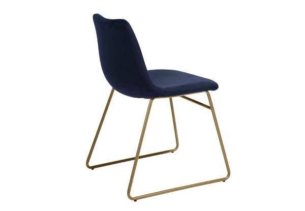 Two-Pack Velvet Dining Chairs - Three Colours Available