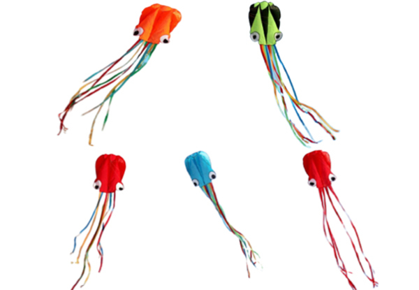 4m Single Line Octopus Flying Kite - Five Colours Available & Option for Two