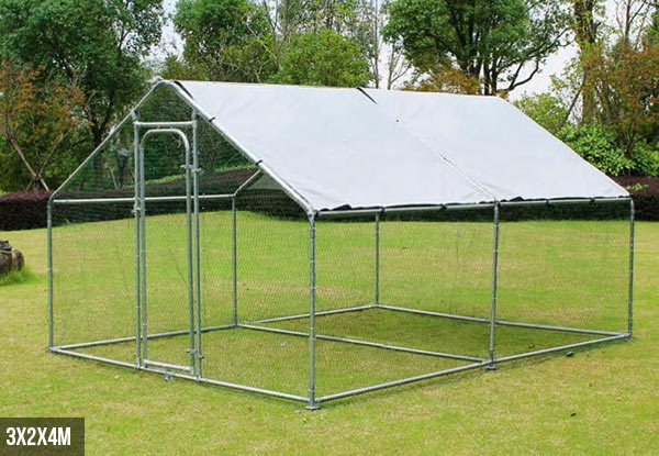 Metal Chicken Run Enclosure - Two Sizes Available