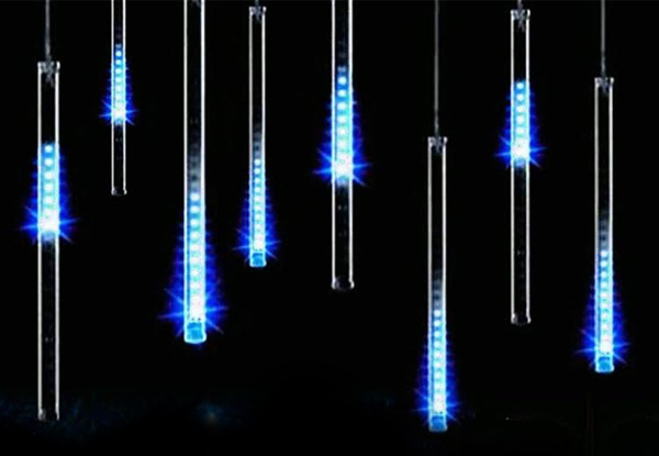 Solar Meteor Shower Rain Lights - Two Colours Available