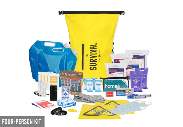 Comprehensive Survival Kit - Options for One to Six Person Kits
