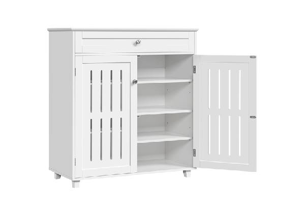 Four-Tier Shoe Storage Cabinet - Two Colours Available