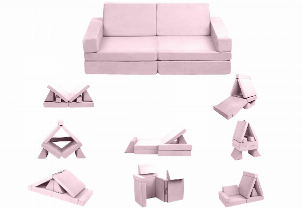 Kids Modular Play Couch - Three Colours Available