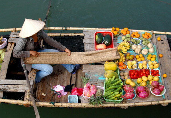 Per-Person Twin-Share for an Eight-Night Vietnam and Cambodia Tour incl. Accommodation, Overnight Halong Bay Cruise, Vietnamese Food, English Speaking Guide & Mekong Delta Boat Trip