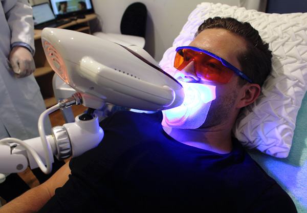 Beyond Laser Teeth Whitening Treatment incl. Two Gel Staining Applications - Options for Three, or Four Staining Applications & Three Applications for Two People Available - Two Auckland Locations Available