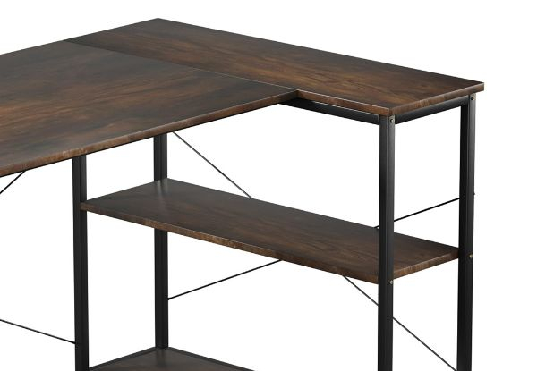 Levede L-Shaped Computer Desk Table - Available in Two Colours & Two Sizes