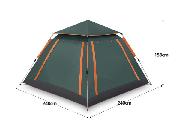 Four-Person Instant Pop-Up Beach Tent - Two Colours Available