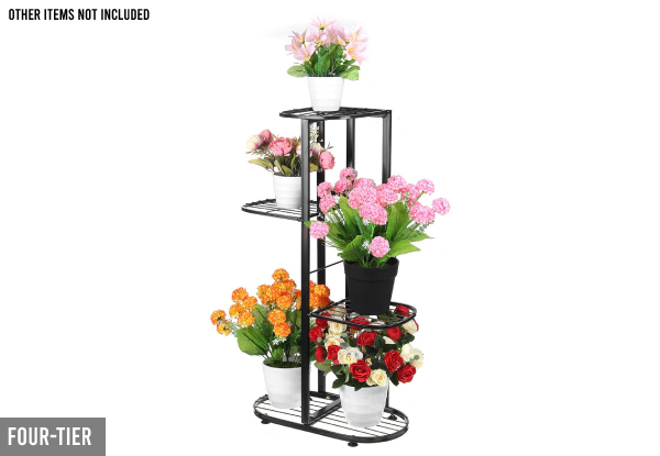 Tiered Metal Flower Pot Stand - Three Sizes Available