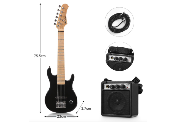 Melodic 30-Inch Kids Electric Guitar - Four Colours Available