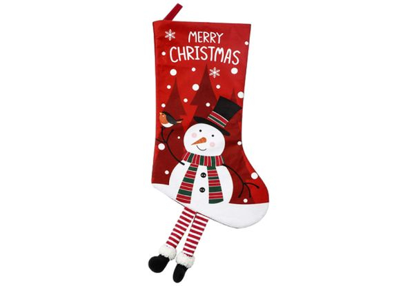 Four-Piece Christmas Decoration Stocking Set