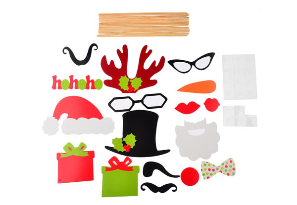 Christmas Themed Photo Props Set - Options for 17 or 28-Piece Sets