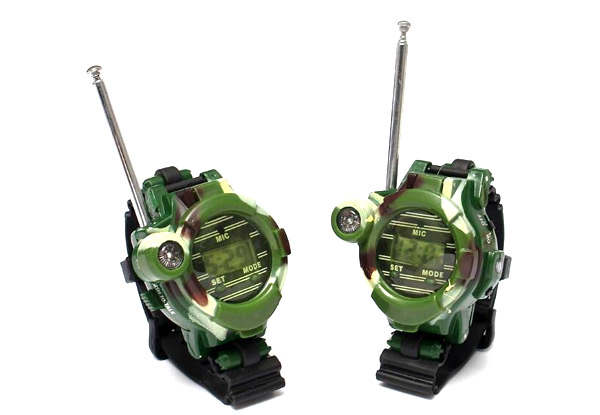 One Pair of Children's Walkie Talkie Watches - Option for Two Pairs Available