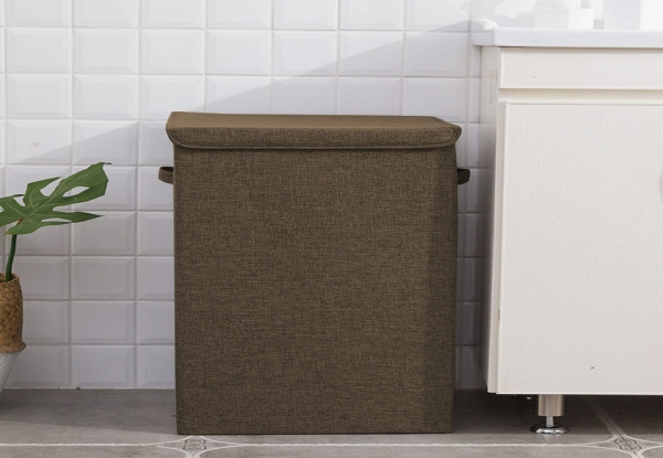 Collapsible Laundry Hamper Storage Box - Three Colours & Two Sizes Available