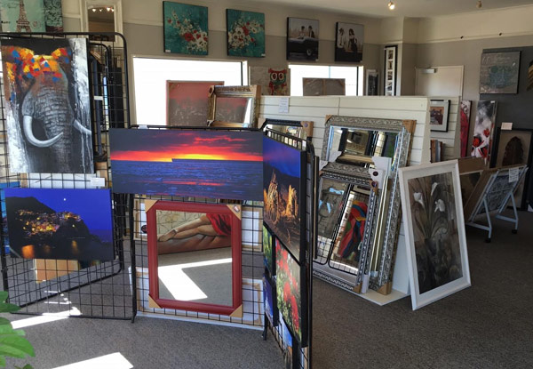 $75 for a $150 Picture or Art Framing Voucher or $125 for a $250 Voucher