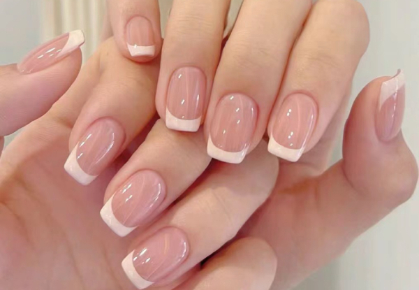 Exclusive Clear French Gel Polish incl. Manicure for One - Option for French Gel Polish or Pure Colour Gel Polish