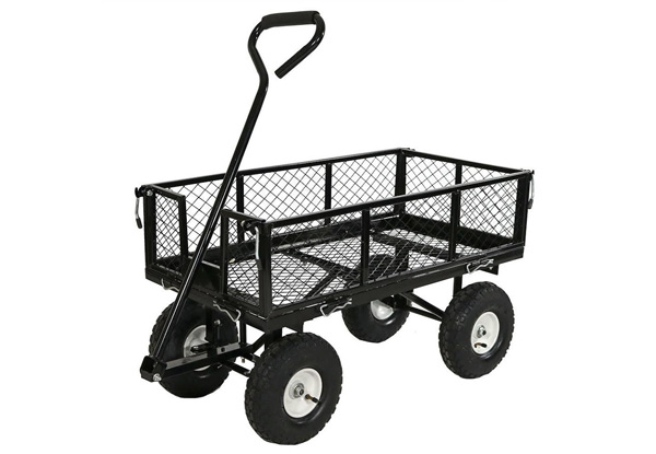 Steel Mesh Garden Trolley