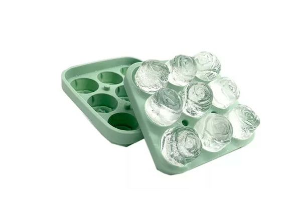 Rose Ice Tray - Two Sizes & Two Colours Available - Option for Two-Pack