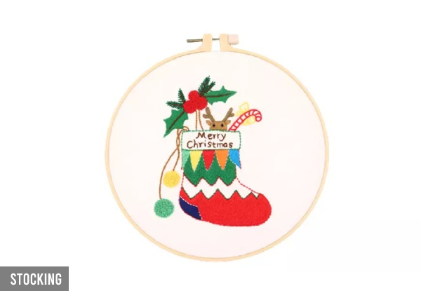 Christmas Embroidery Starter Kit - Seven Options Available