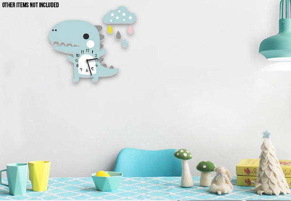 Cute Cartoon Kids DIY Silent Wall Clock - Three Designs Available